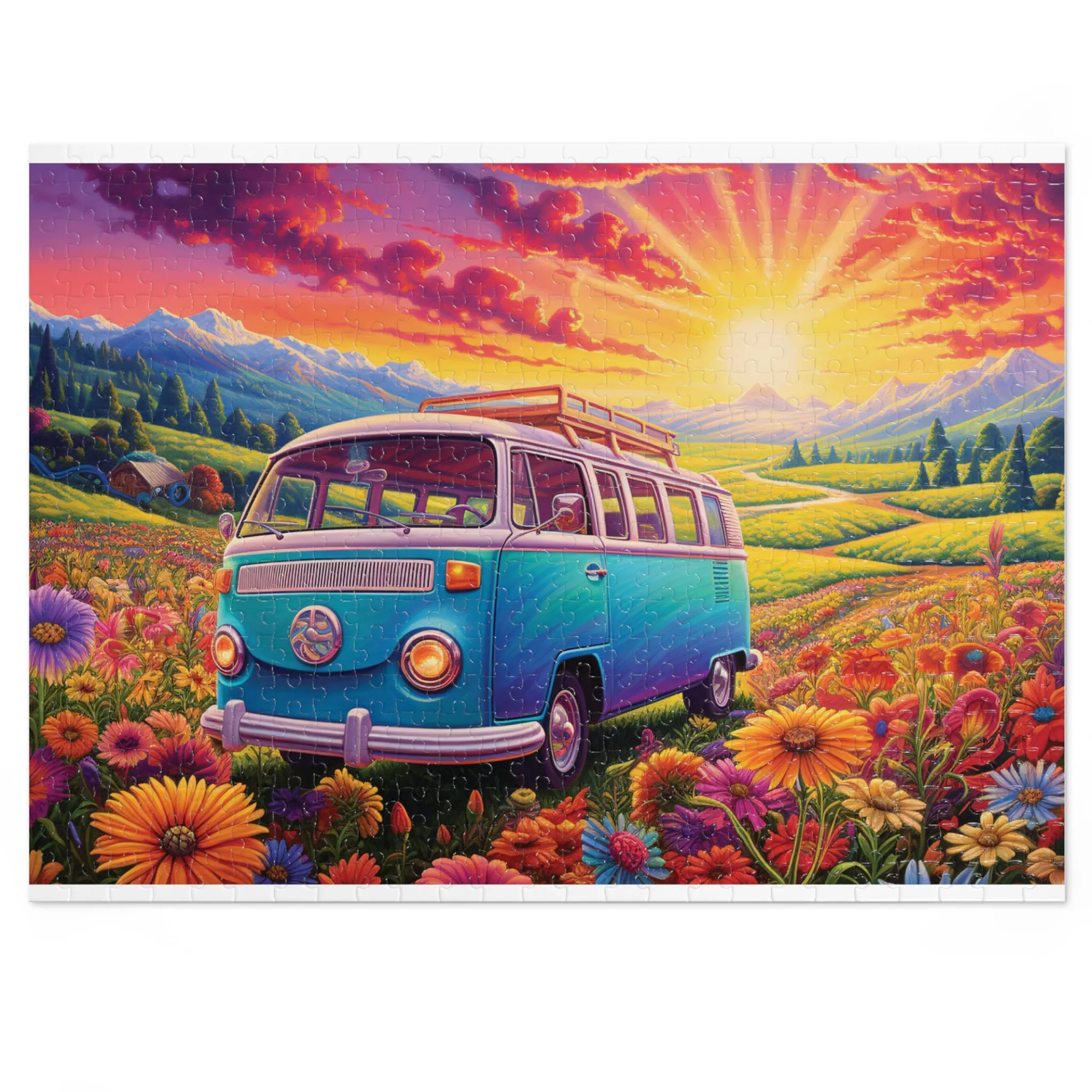 Puzzle, Combi Van, Personalised/Non-Personalised (30, 110, 252, 500,1000-Piece) awd-628