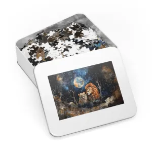 Puzzle, Lions, Personalised/Non-Personalised (30, 110, 252, 500,1000-Piece)