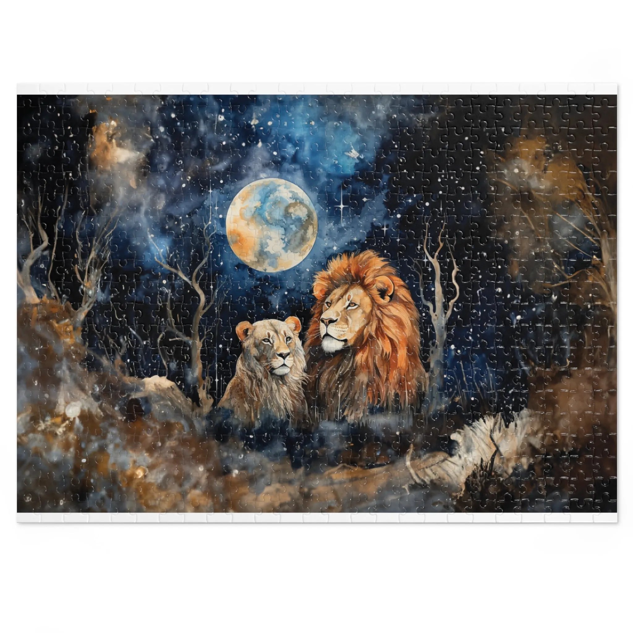 Puzzle, Lions, Personalised/Non-Personalised (30, 110, 252, 500,1000-Piece)