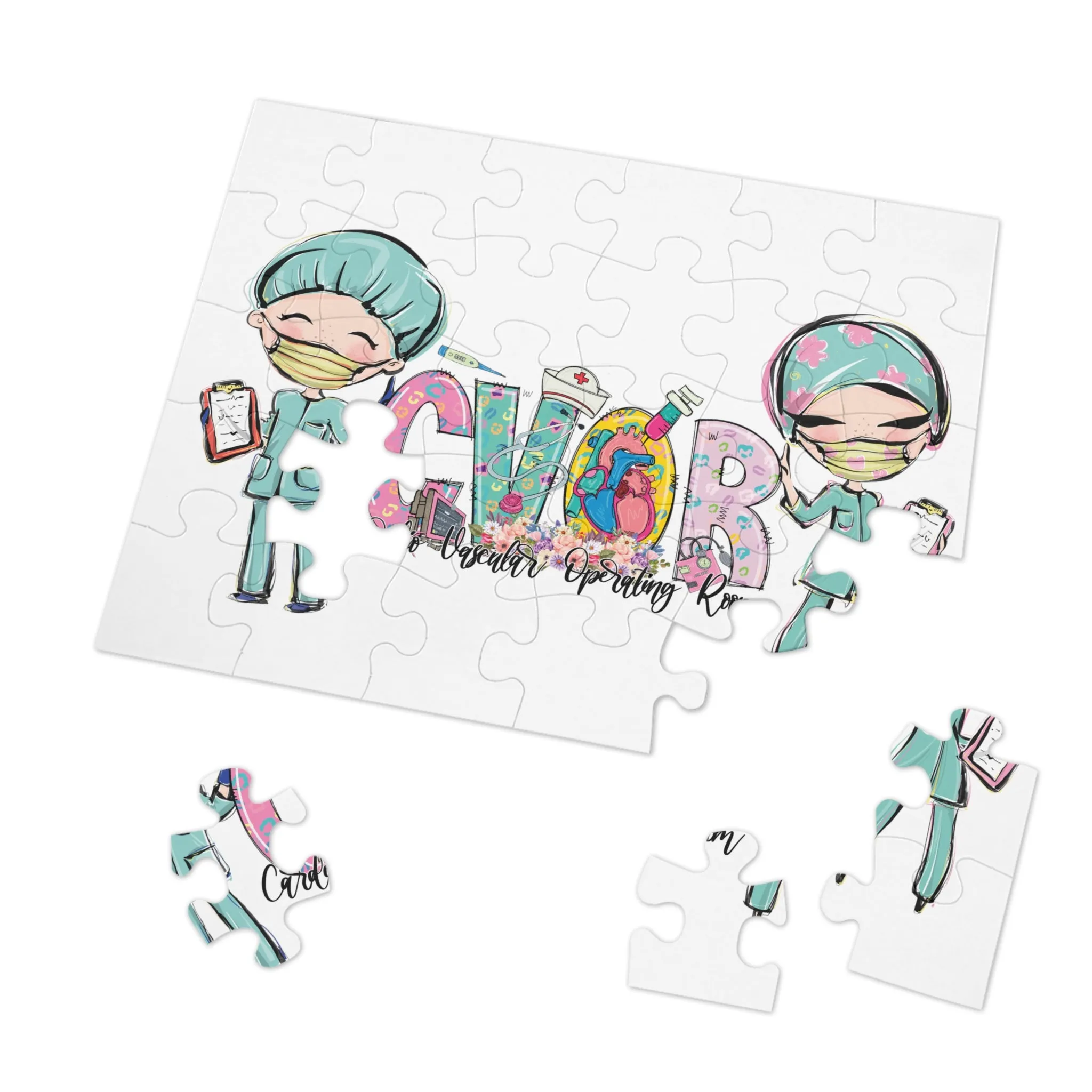 Puzzle, Nurse, CVOR, Personalised/Non-Personalised (30, 110, 252, 500,1000-Piece) awd-620