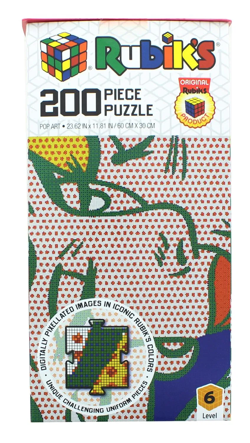 Rubiks 200 Piece Jigsaw Puzzle | Pop Art