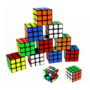 Set of 12 Large Puzzle Cubes