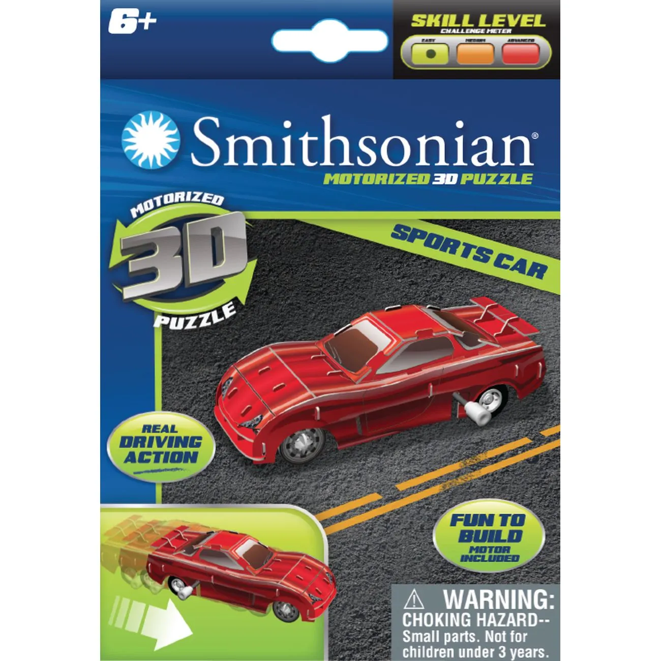 Smithsonian Motorized 3D Puzzle Vehicles Sports Car