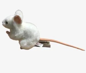 White Mouse Stuffed Animal Toy