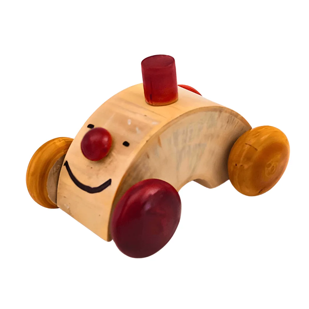 Wooden Joker Car Vehicle Toys for Kids-Big (1 Year )