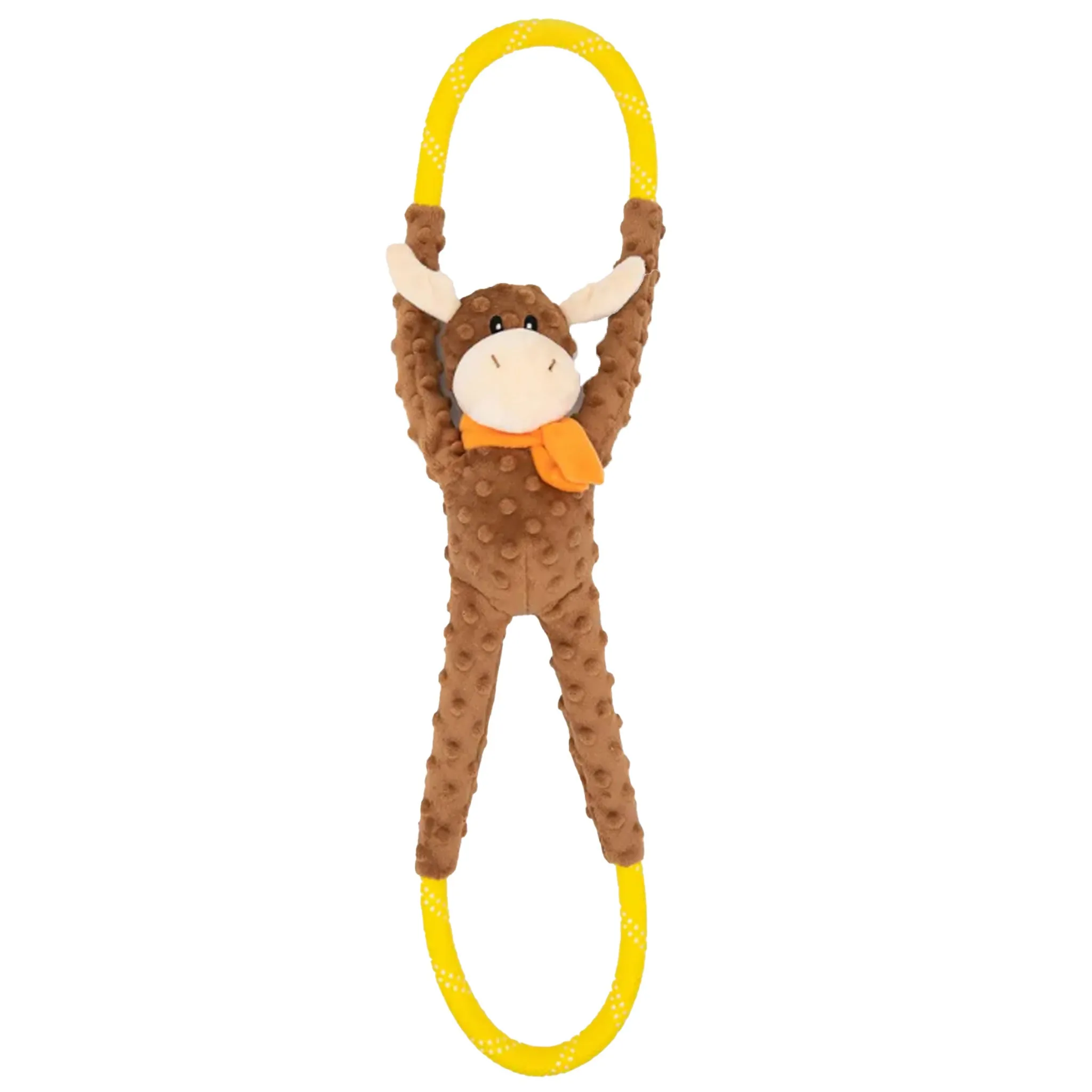 Zippy Paws RopeTugz Moose Dog Toy